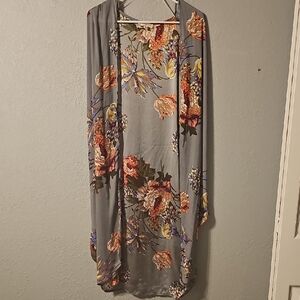Umgee Multicolor Floral Kimono